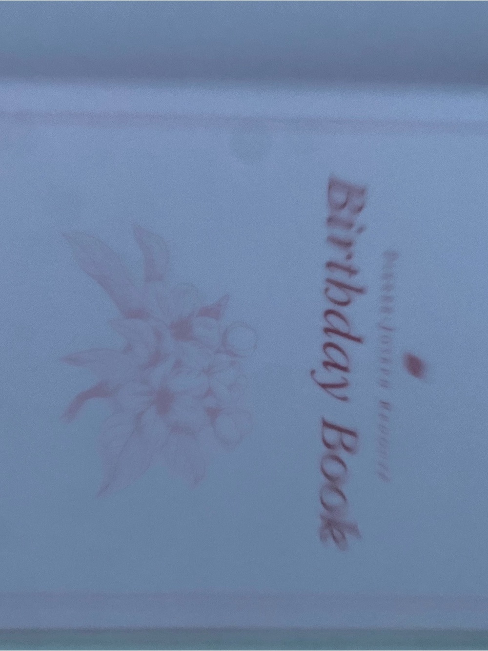 Red Birthday Book - Picture 2 of 5